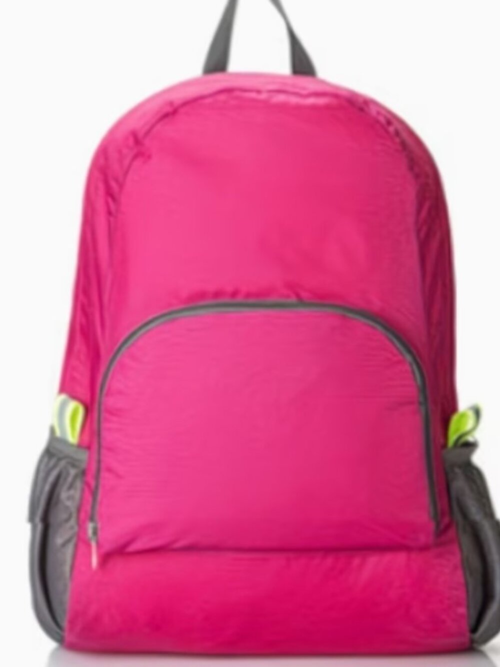 New Lightweight, Sturdy Ripe-Stop Nylon Foldable Multifunctional Backpack Pink